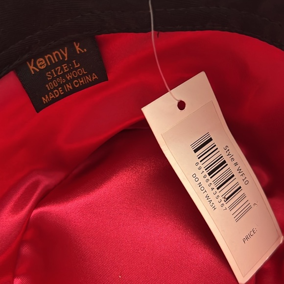 Kenny K Size L Dark Gray Hat. 100% Wool. New. With Tags. Never Used. - Picture 4 of 6